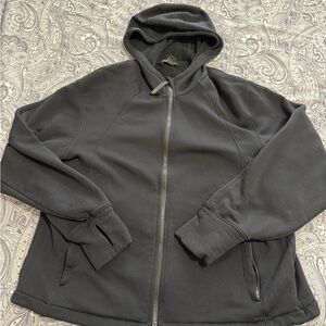 Athleta Black Zip-Up Hoodie